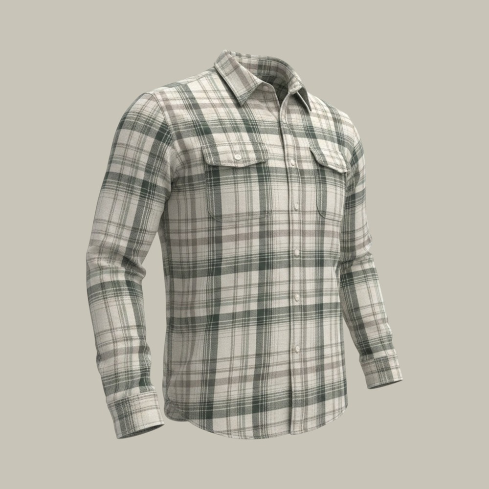 The North Face Green Plaid Button Down Long Sleeve Mens M Flannel Shirt Gorpcore